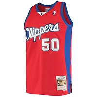 Men's Mitchell & Ness Corey Maggette Red LA Clippers 2000/01 Hardwood Classics Swingman Jersey