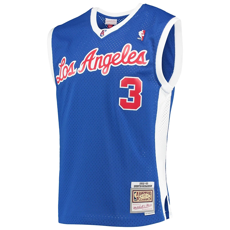 Men's Mitchell & Ness Quentin Richardson Royal LA Clippers 2002/03 Hardwood Classics Swingman Jersey