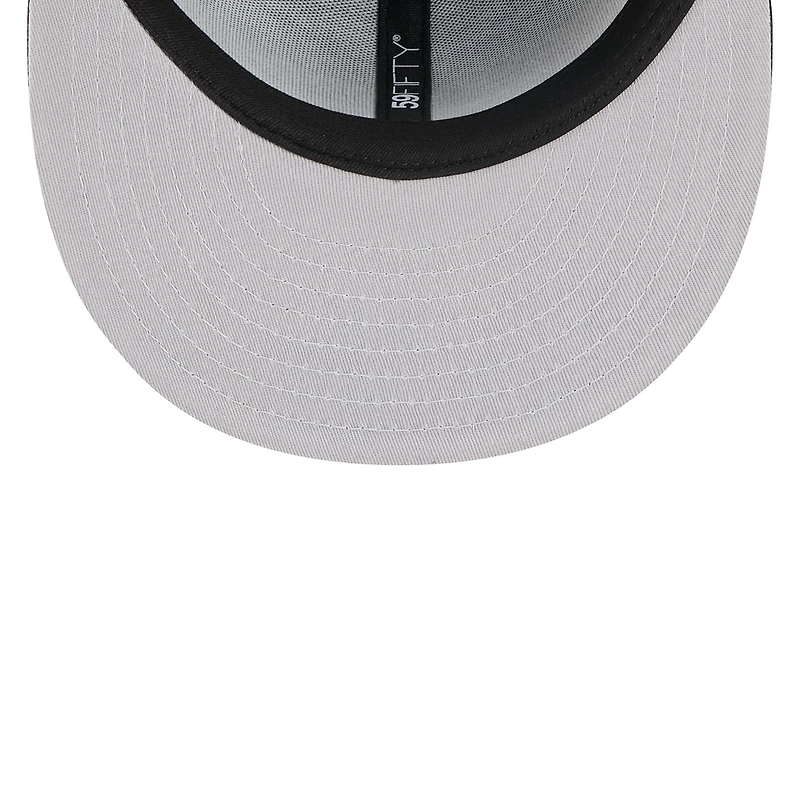 Casquette ajustée New Era LA Clippers City Edition Alternate 59FIFTY noire pour homme