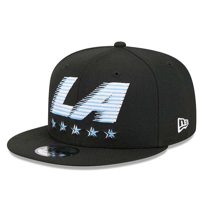 Men's New Era Black LA Clippers 2025/26 City Edition Alternate 9FIFTY Snapback Hat