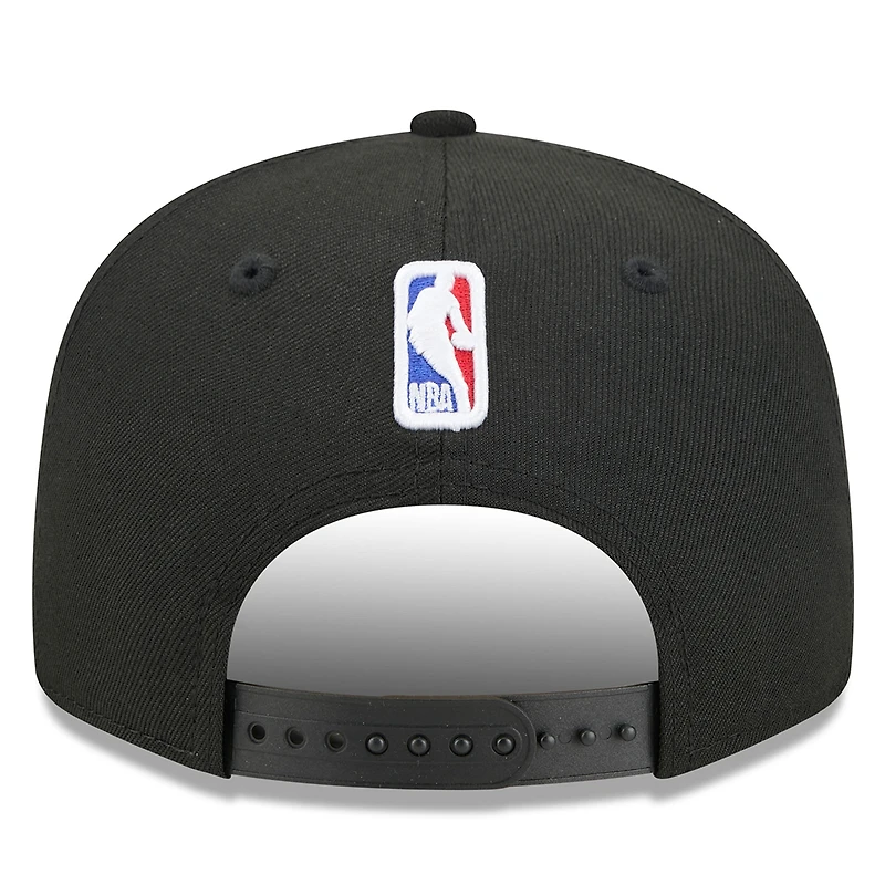 Men's New Era Black LA Clippers 2025/26 City Edition Alternate 9FIFTY Snapback Hat