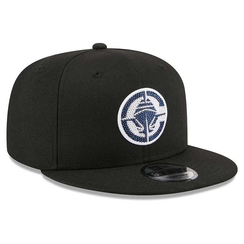 Casquette snapback New Era noire LA Clippers 2026 NBA Draft Crystal 9FIFTY pour homme
