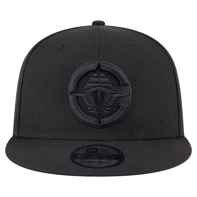 Casquette snapback 9FIFTY noire New Era LA Clippers pour homme