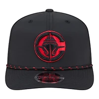 Men's New Era Black LA Clippers Sport Rope Vented Stretch-Snap 9SEVENTY Hat
