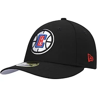 Men's New Era Black LA Clippers Team Low Profile 59FIFTY Fitted Hat