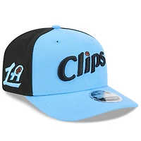 Men's New Era  Blue LA Clippers 2024/25 City Edition 9SEVENTY Stretch-Snap Hat