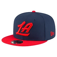 Men's New Era Navy/Red LA Clippers 2-Tone 9FIFTY Snapback Hat