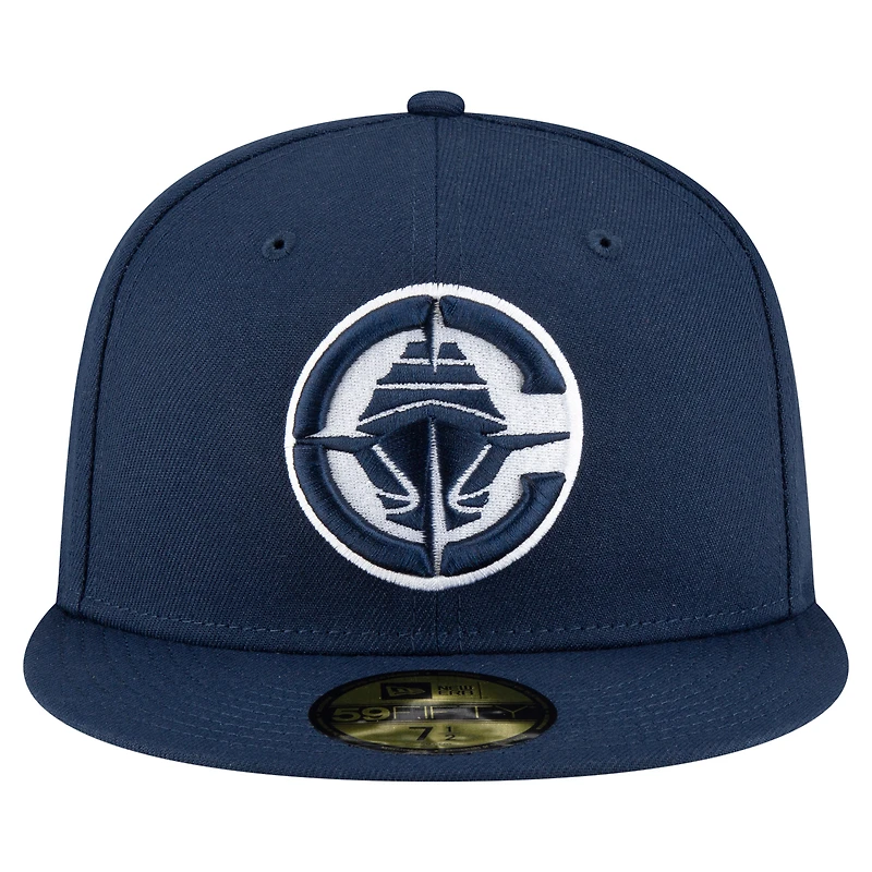 Casquette ajustée 59FIFTY LA Clippers New Era bleu marine pour homme