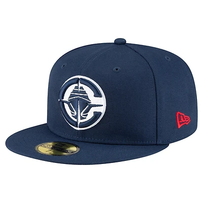 Casquette ajustée 59FIFTY LA Clippers New Era bleu marine pour homme