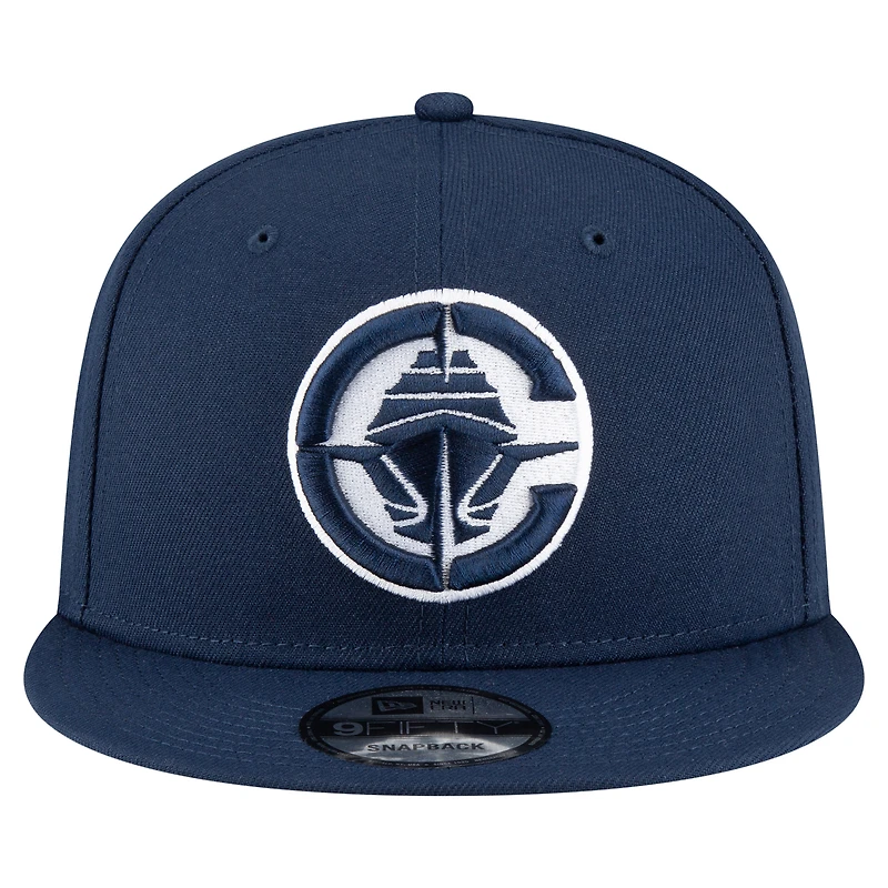 Casquette snapback 9FIFTY LA Clippers New Era bleu marine pour homme