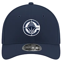 Men's New Era Navy LA Clippers 9FORTY Stock M-Crown Adjustable Hat