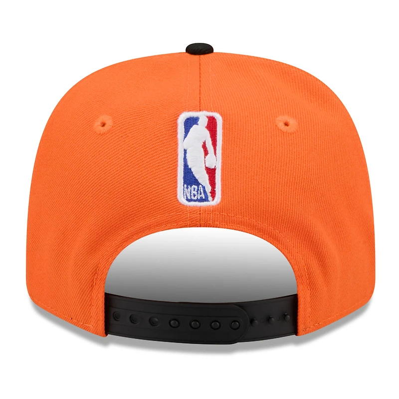 Men's New Era Orange/Black LA Clippers 2025/26 City Edition 9SEVENTY Adjustable Hat
