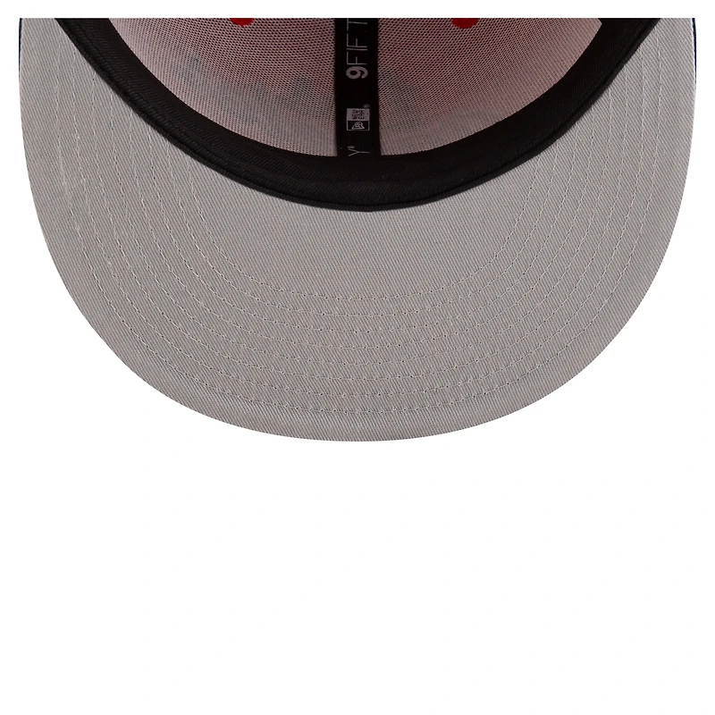 Casquette snapback New Era rouge/bleu marine LA Clippers Jersey Hook Statement Edition 9FIFTY pour homme