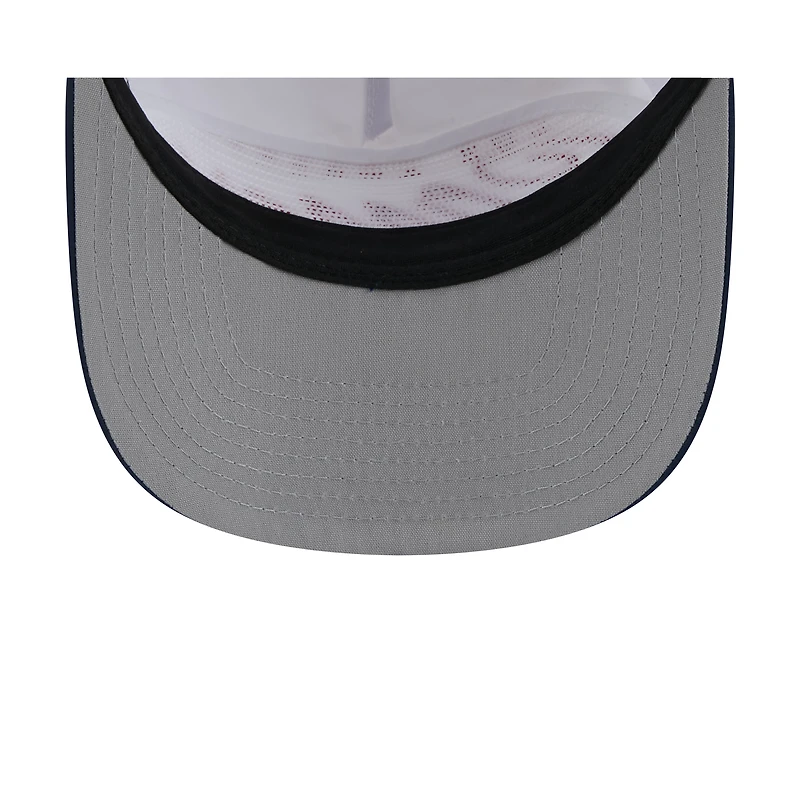 Casquette ajustable New Era 19TWENTY en nylon blanc/bleu marine pour homme, draft NBA 2025, Los Angeles Clippers