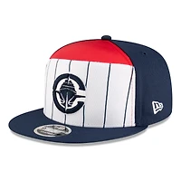 Men's New Era  White/Navy LA Clippers 2025 NBA Tip Off Split Panel 9FIFTY Snapback Hat