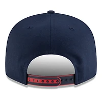 Casquette New Era blanche/bleu marine LA Clippers 2025 NBA Tip Off Split Panel 9FIFTY Snapback pour homme