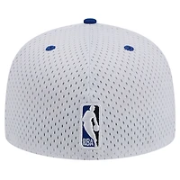 Casquette ajustée New Era LA Clippers Throwback 2Tone 59FIFTY blanc/royal pour hommes