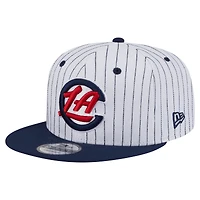 Men's New Era  White LA Clippers Deceptor Pinstripe 9FIFTY Snapback Hat
