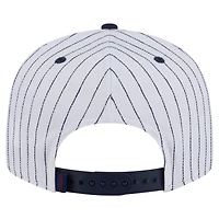 Men's New Era  White LA Clippers Deceptor Pinstripe 9FIFTY Snapback Hat
