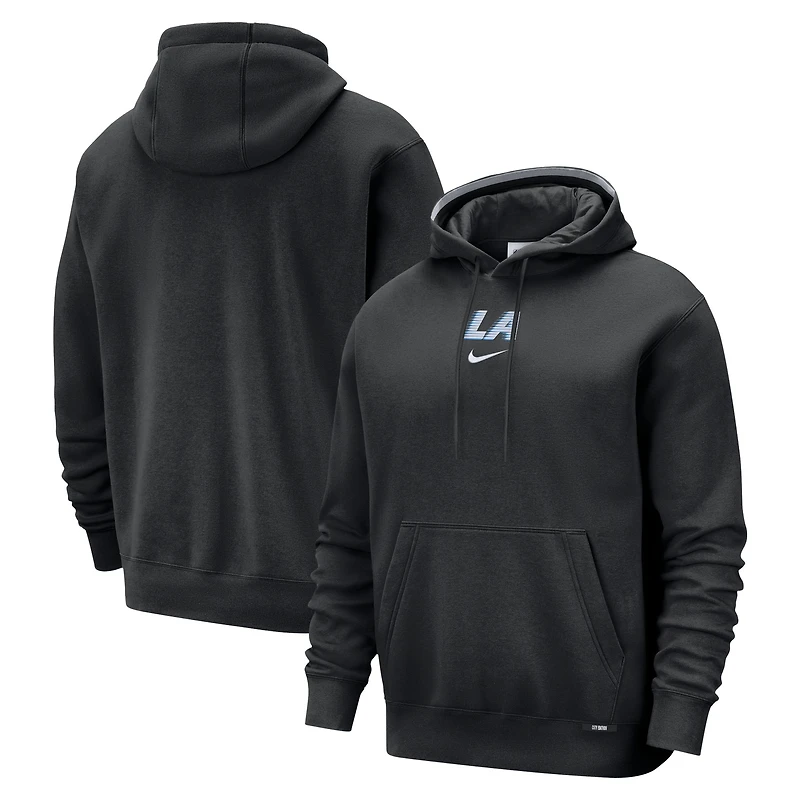 Men's Nike  Black LA Clippers 2025/26 City Edition Courtside Remix Premium Hoodie