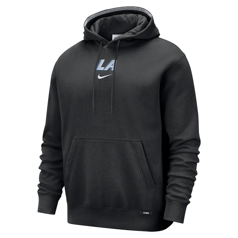 Men's Nike  Black LA Clippers 2025/26 City Edition Courtside Remix Premium Hoodie