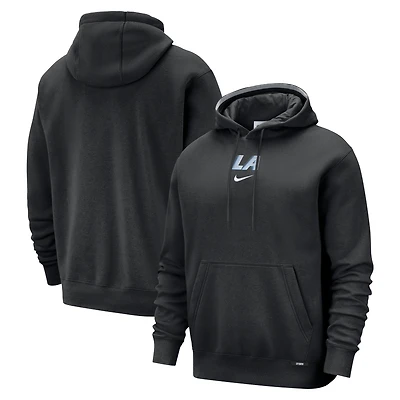 Men's Nike  Black LA Clippers 2025/26 City Edition Courtside Remix Premium Hoodie
