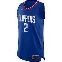Maillot authentique Nike Kawhi Leonard Royal LA Clippers pour homme - Édition Icon