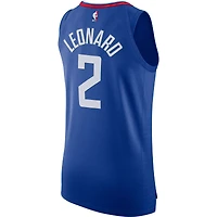 Maillot authentique Nike Kawhi Leonard Royal LA Clippers pour homme - Édition Icon