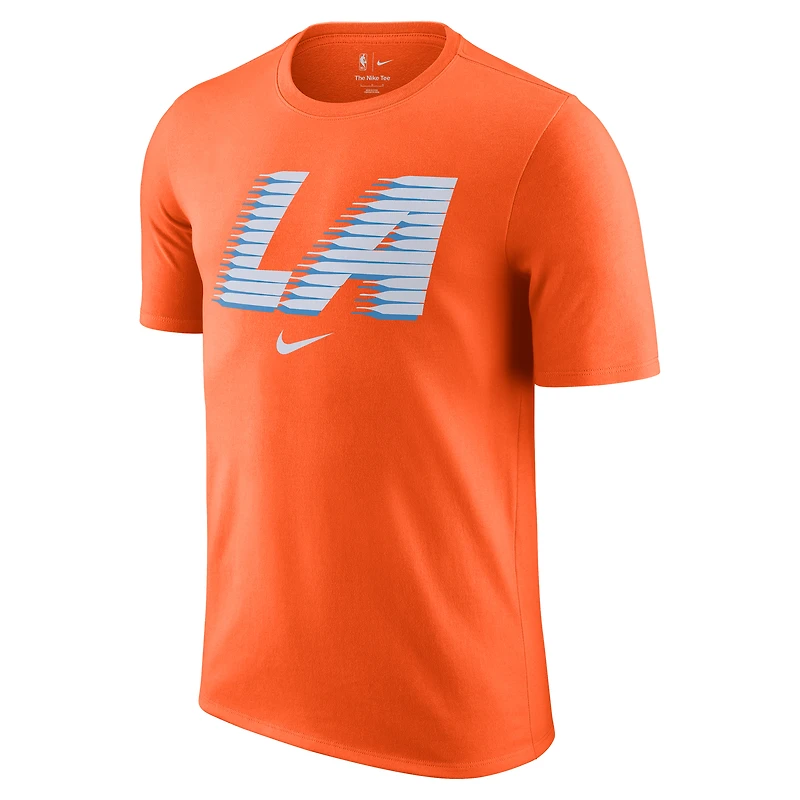 Men's Nike  Orange LA Clippers 2025/26 City Edition Remix Essential Logo T-Shirt