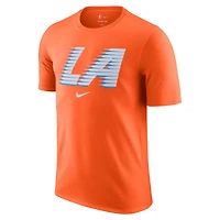 Men's Nike  Orange LA Clippers 2025/26 City Edition Remix Essential Logo T-Shirt