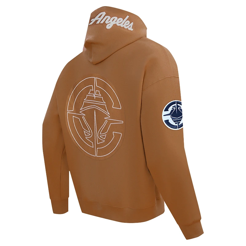 Sweat à capuche Pro Standard marron LA Clippers Paint the City pour homme