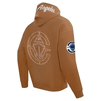 Sweat à capuche Pro Standard marron LA Clippers Paint the City pour homme