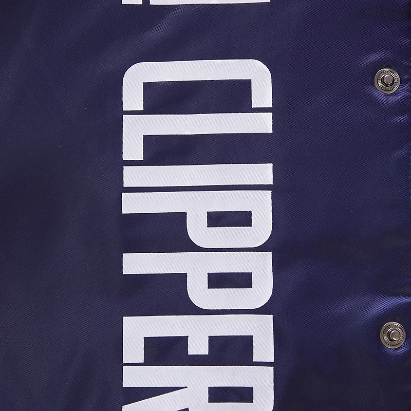 Veste à bouton-pression en satin pour homme Pro Standard Navy LA Clippers 2023/24 City Edition