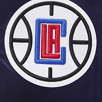 Veste à bouton-pression en satin pour homme Pro Standard Navy LA Clippers 2023/24 City Edition