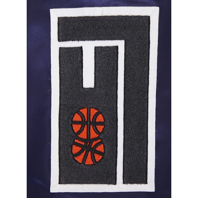 Veste à bouton-pression en satin pour homme Pro Standard Navy LA Clippers 2023/24 City Edition