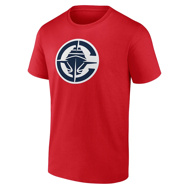 Men's Red LA Clippers Primary Logo T-Shirt