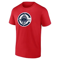 Men's  Red LA Clippers Primary Logo T-Shirt