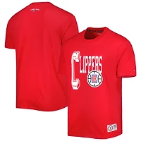 Men's Tommy Jeans Red LA Clippers Mel Varsity T-Shirt