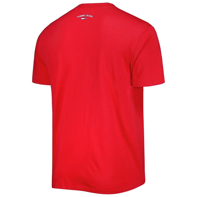 T-shirt Tommy Jeans LA Clippers Mel Varsity rouge pour homme