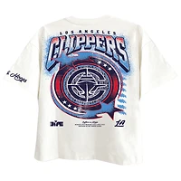 Men's Two Hype White LA Clippers Drip & Dime Collection Premium T-Shirt