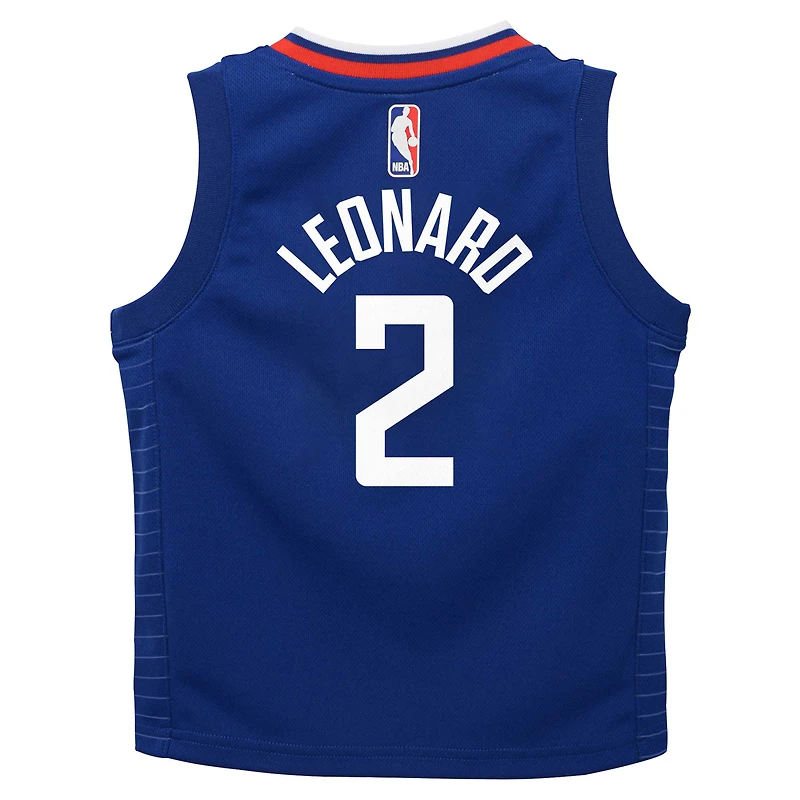 Maillot de joueur Nike Kawhi Leonard Royal LA Clippers Dri-FIT Swingman pour enfants d'âge préscolaire - Édition Icon