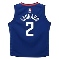 Maillot de joueur Nike Kawhi Leonard Royal LA Clippers Dri-FIT Swingman pour enfants d'âge préscolaire - Édition Icon