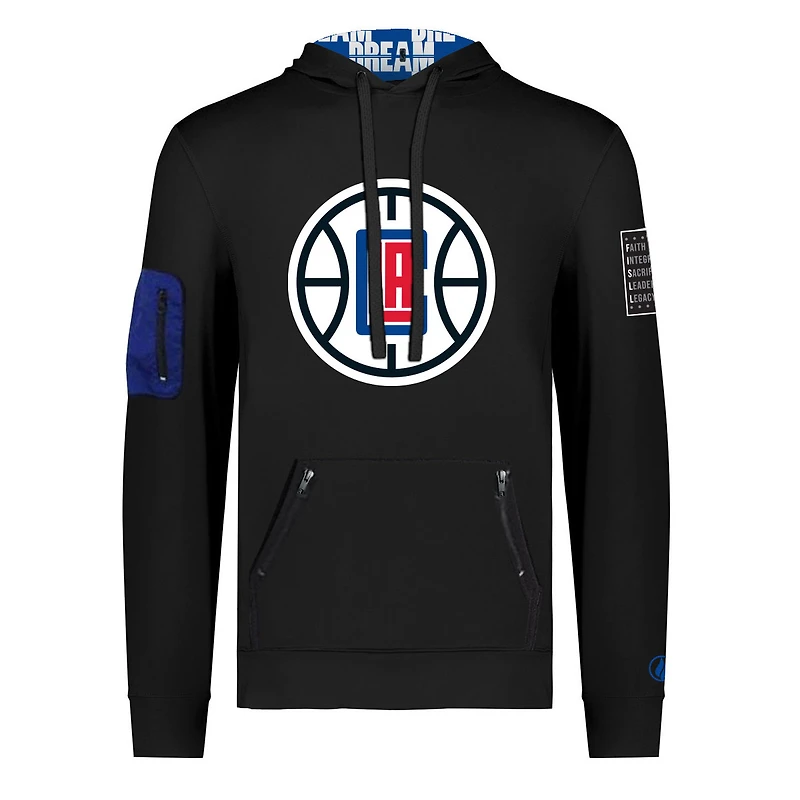 Sweat à capuche unisexe FISLL x Black History Collection LA Clippers noir