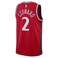 Unisex Jordan Brand Kawhi Leonard Red LA Clippers 2024/25 Swingman Jersey - Statement Edition