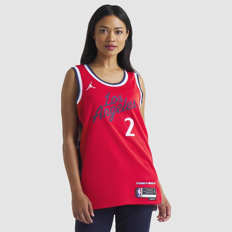 Unisex Jordan Brand Kawhi Leonard Red LA Clippers 2024/25 Swingman Jersey - Statement Edition