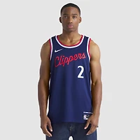 Maillot Nike Kawhi Leonard Swingman bleu marine unisexe LA Clippers 2024/25 - Édition Icon