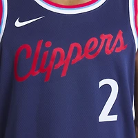 Maillot Nike Kawhi Leonard Swingman bleu marine unisexe LA Clippers 2024/25 - Édition Icon