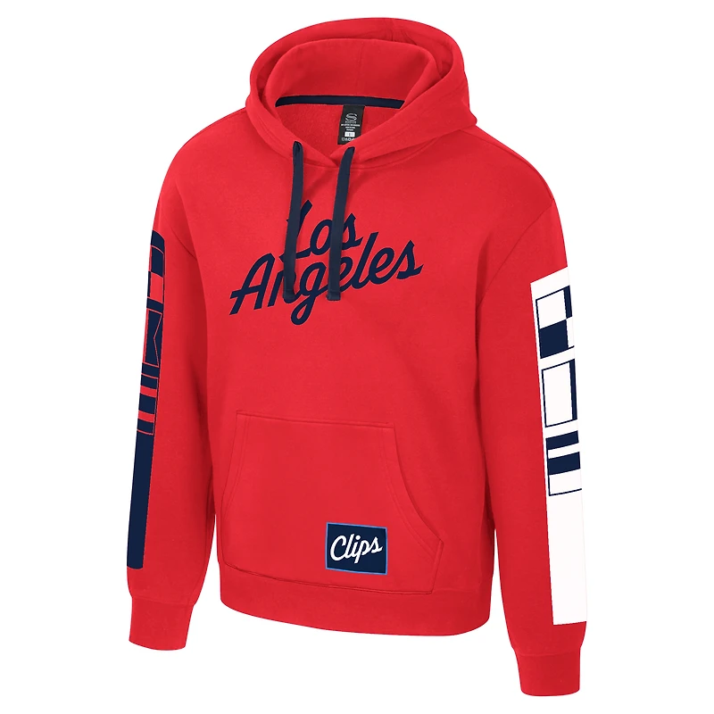Unisex Stadium Essentials Red LA Clippers City Star Hoodie