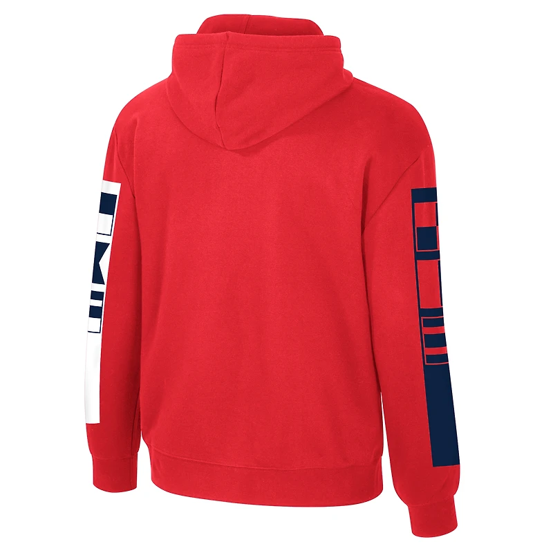 Unisex Stadium Essentials Red LA Clippers City Star Hoodie