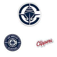 Lot de 3 aimants de réfrigérateur haut de gamme WinCraft LA Clippers